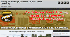 Desktop Screenshot of davesheavytowing.com