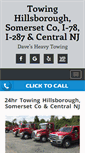Mobile Screenshot of davesheavytowing.com